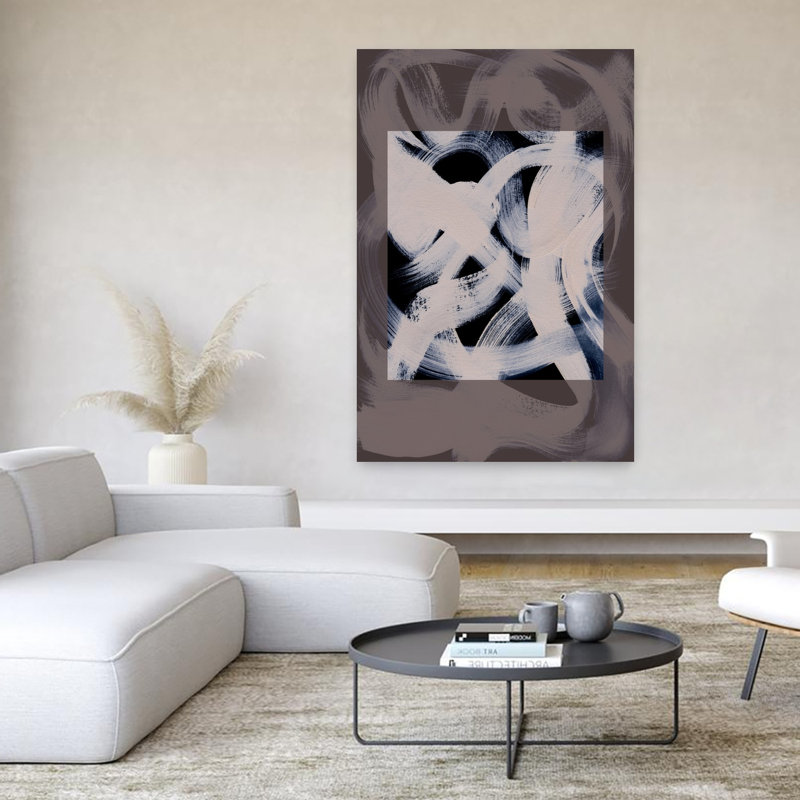 Art contemporain contemporain abstrait, H 60 po x l 40 po
