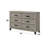 Major Dresser with 6 Drawers & Rubberwood Legs