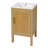 18-inch Small Bathroom Vanity with Adjustable Shelf and Soft-Closing Hinges