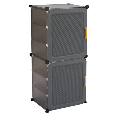 12 - Pair Shoe Storage Cabinet