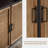 Modern Simple Rattan Iron Sideboard
