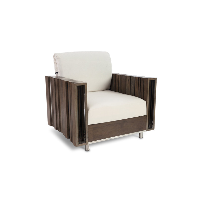 Barcode 37" Wide Cotton Club Chair