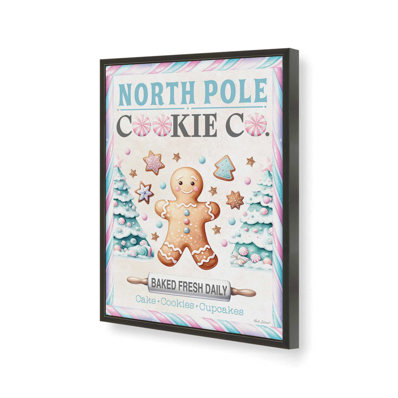 «Cookie Co.» par Nicole DeCamp, reproduction d'art, L 30 x H 40, Black, Impression encadrée