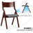 Upholstered Folding Chairs, Foldable Wooden Dining Chairs With Padded Seat For Kitchen Office Party-517341368