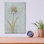«Shimmering Summer 1 Soft Grey C» par James Wiens, art mural en verre acrylique