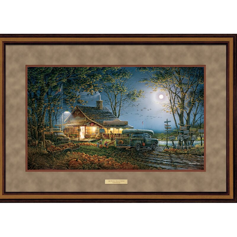 Framed Traditional On Paper Print - Halloween Wall Art
