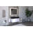 Bassi 36 " W Wall Mounted Wall Mounted 1 Single Vanity Bathroom Vanity With Solid Surface Top-1300855779-1300855782-1300855781