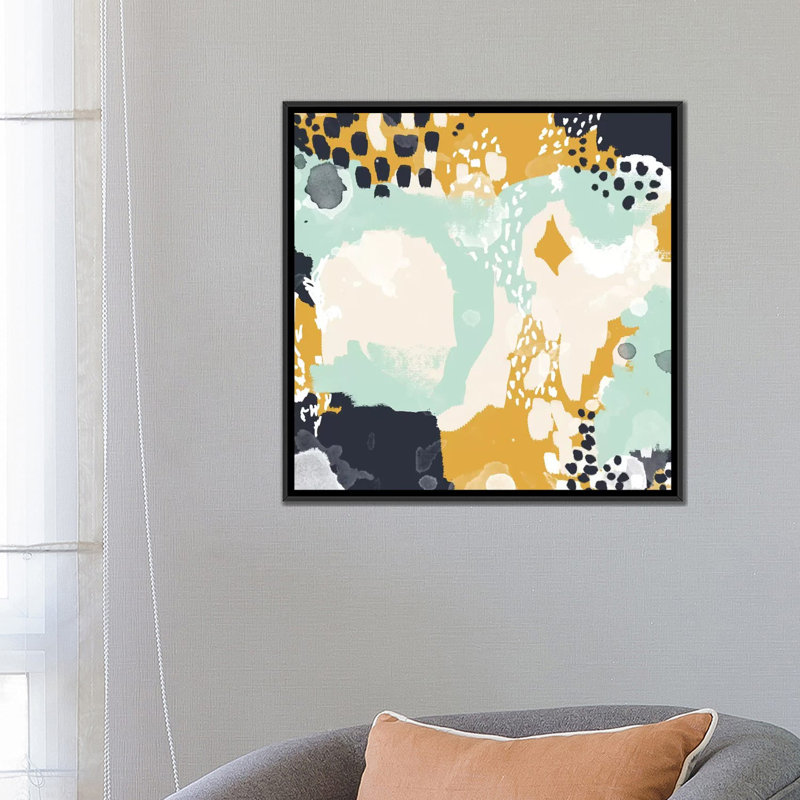« tinsley », reproduction d’art sur toile, H 18 po x l 18 po x P 1,5 po, Toile avec cadre noir
