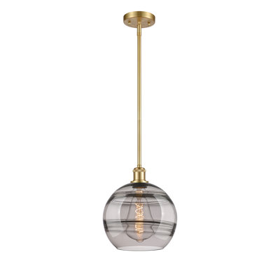 Ballston Bienes 1 Light Stem Hung Pendant-516-G556
