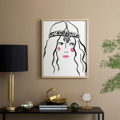 BlossomII Framed Print - Solid Wood