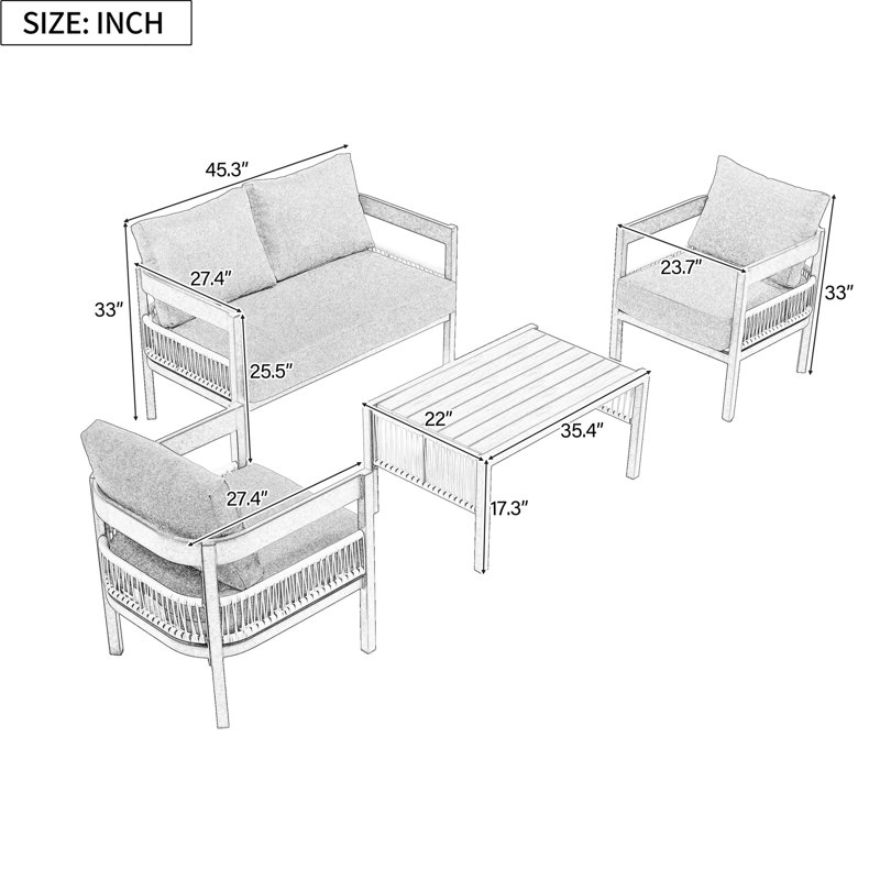 Table d'extérieur et de table Ustyle Multi. Imperméable, antirouille. - Pe. Fabrication en fer. Pour se détendre. Assemblage facile. Cadre d'option beige. Jardin, pelouse, extérieur. Bleu foncé