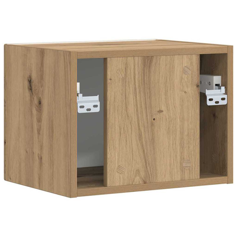 Unfinished TV Stand, Artisian Oak, 29.5cm H x 39cm L x 31cm W