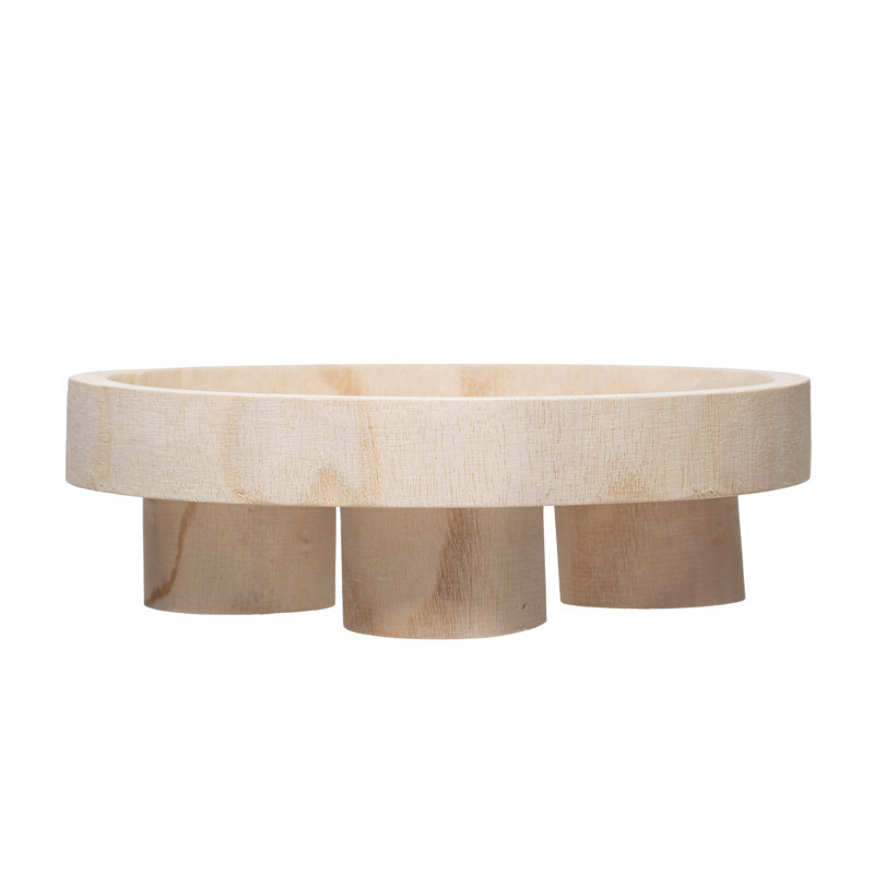 Plateau en bois Paulownia, Naturel