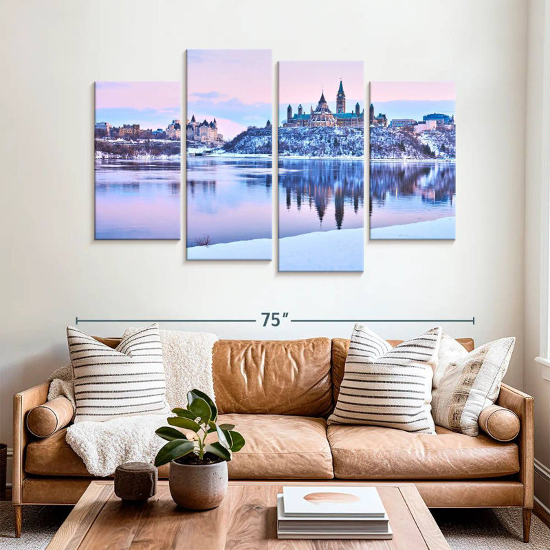 Nicci Ottawa en hiver, H 42 po x l 68 po