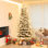 Arbre de Noël artificiel pin de montagne pré-éclairé, arbre de Noël enneigé, arbre de Noël à charnière avec lumières DEL et bouts de branches pour la décoration des fêtes, vert