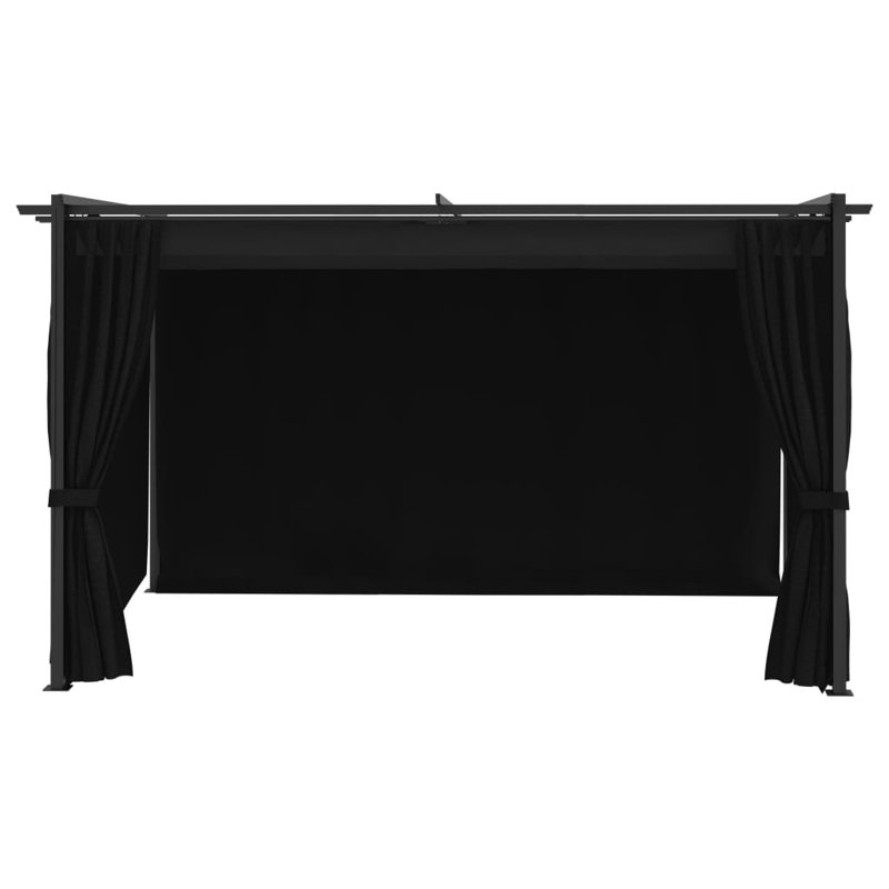 Tuckerton 3m x 3m Steel Patio Gazebo, Anthracite