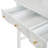 Compact Vanity Set with Reversible Mirror and 5 Storage Drawers