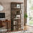 70.86" H 5 Tier Standard Bookcase Bookshelf With Storage For Living Room, Home Office