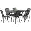6 - Person Patio Dining Set Rectangular Table-715209018