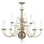 Lustre classique à 12 lumières DEL de style bougie-86175160