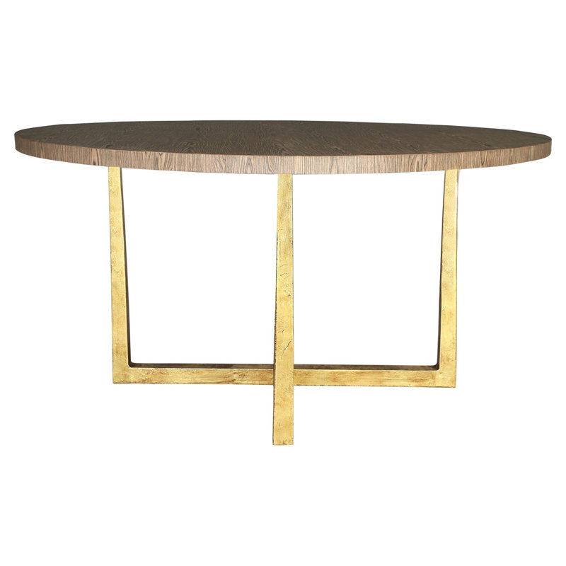Caesar 60'' Iron Trestle Dining Table