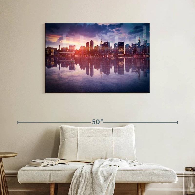 Ravi New York Abstract, 26" H x 39" W