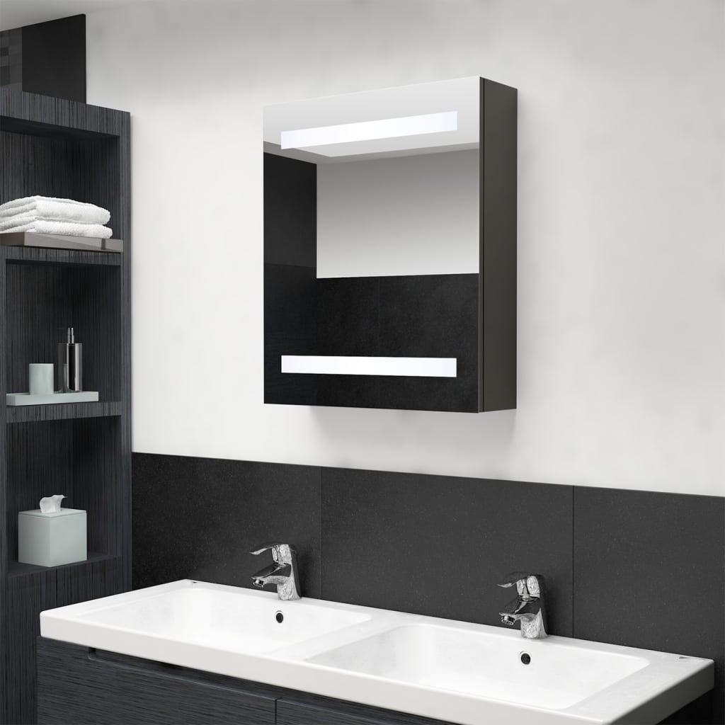 Sigismund 500mm W 600mm H Surface Frameless Medicine Cabinet Mirror 3 Fixed