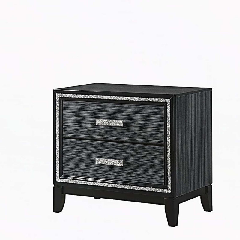 Table de chevet Haiden, Noir