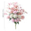 Ensemble de 2 fleurs artificielles avec feuilles d'eucalyptus - arrangement floral pour jardin-35775262