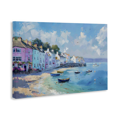 Seaside Village Cottages Canvas, design by LSR Design Studio