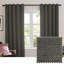 Soft Chenille Blackout Eyelet Curtains-122762735-122762732