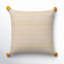 Housse et insert de coussin carré en mélange de coton Hainsly-101698620-87654919