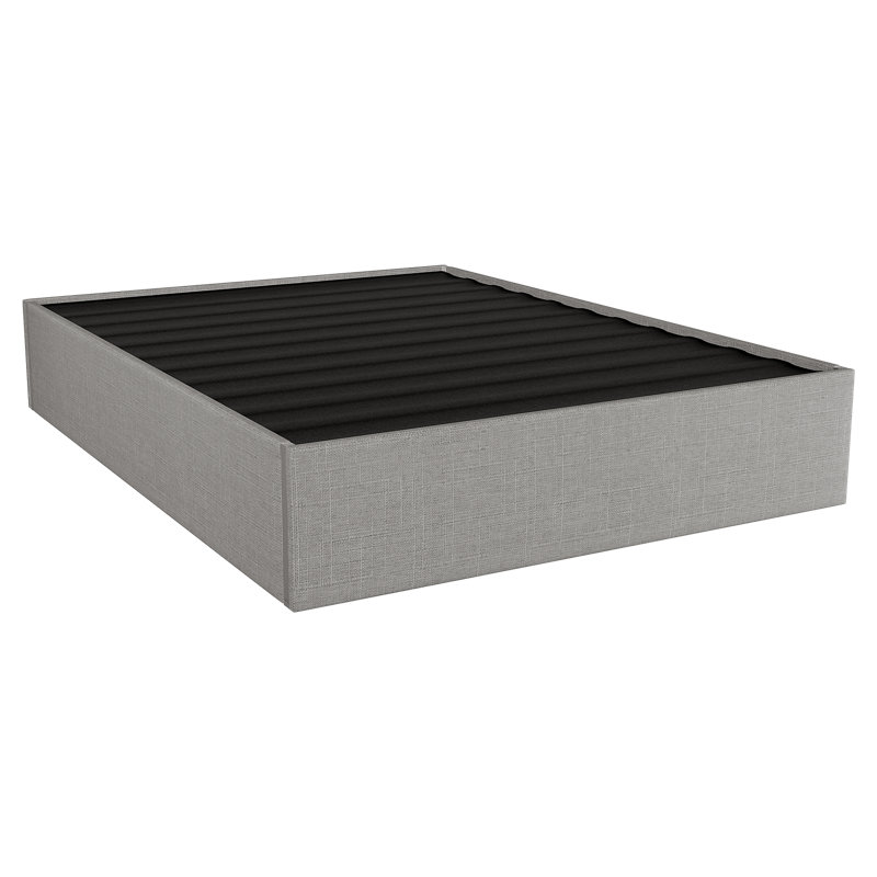 McLaglen Upholstered Bed, Grey, 135 x 190 cm