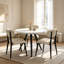 Ensemble de table de salle à manger ronde 34,8 po pour ensemble de table de cuisine moderne de 3,4 pièces avec 3 chaises rembourrées, table basse de loisirs pour la salle à manger de cuisine, coin repas