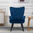 Velvet Wingback Chair