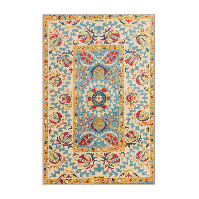 Abstract Indoor Rug, Rectangle 4' x 6'