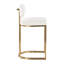 Ensemble de tabourets de bar contemporains à hauteur fixe avec style glam-1627445742