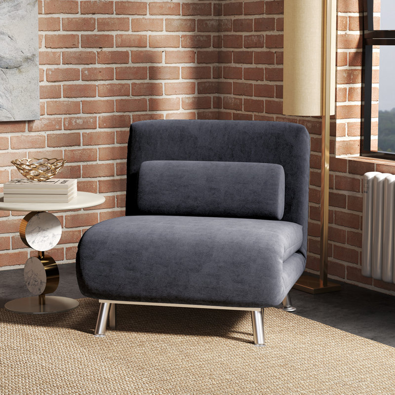 Romer Single 75cm Upholstered Convertible Sofa