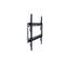Support mural plat noir pouvant supporter jusqu'à 66 lb