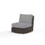 Naomie Armless Patio Chair with Sunbrella® Cushions-98128049