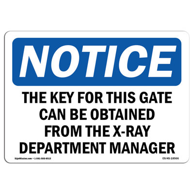 Notice Sign