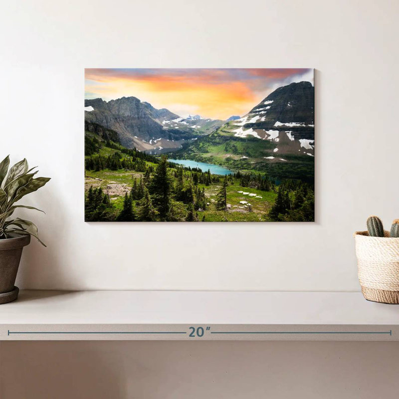 Alvord Glacier National Park View, 8" H x 12" W