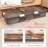 EnHomee Storage Bin Under Bed Storage Containers Stackable Underbed Storage with Wheels-1774646534
