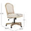 Chaise de bureau pivotante et relevable, chaise de bureau d'ordinateur