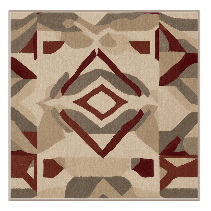 Angular Flow Rug, Square 8'