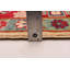 Tapis unique en laine noué à la main 6 pi 7 po x 9 pi nouvel âge en rouge / bleu / beige Cyrille