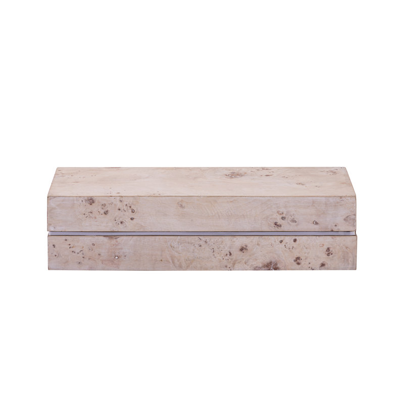 Boîte Salem - Long bois de ronce blanc