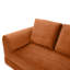 Canapé-lit convertible 63 po avec 2 coussins en velours côtelé Corduroy - Aucun assemblage requis-123034473-128842264