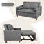Causeuse convertible avec lit escamotable