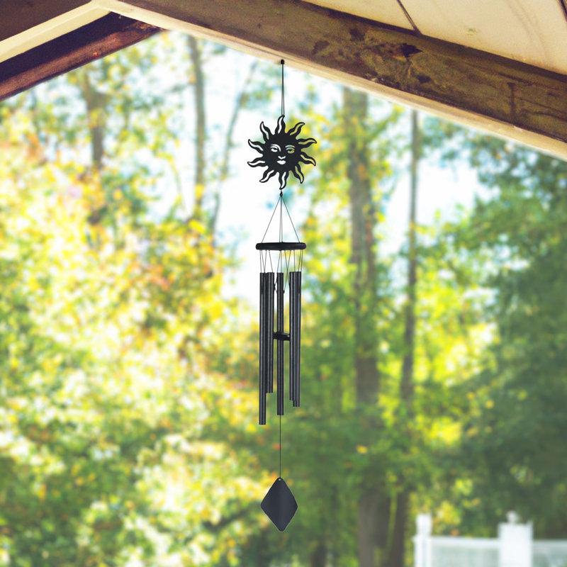 Cadeaux uniques en forme de carillon à vent en bois / métal de 41 po Richenda